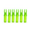 50 Pack Archery Arrow Nock ID 6.2mm/.244" Plastic Insert Arrow Nocks Tail for DIY Archery Hunting Shooting Arrows (Transparent Green) view 3