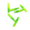 50 Pack Archery Arrow Nock ID 6.2mm/.244" Plastic Insert Arrow Nocks Tail for DIY Archery Hunting Shooting Arrows (Transparent Green) view 4