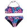 Infant Toddler Baby Girls Swimsuit Two Piece Bikini Set Kids Girls Halter Bathing Suit Swimwear Crop Top Leopard Bikini view 1