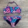 Infant Toddler Baby Girls Swimsuit Two Piece Bikini Set Kids Girls Halter Bathing Suit Swimwear Crop Top Leopard Bikini view 2