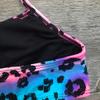 Infant Toddler Baby Girls Swimsuit Two Piece Bikini Set Kids Girls Halter Bathing Suit Swimwear Crop Top Leopard Bikini view 4