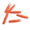 50 Pack Archery Arrow Nock ID 6.2mm/.244" Plastic Insert Arrow Nocks Tail for DIY Archery Hunting Shooting Arrows (Orange) view 3