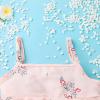 Toddler Baby Girls Bathing Suit Kids Girls Two Piece Swimwear Halter Ruffle Top Bottoms Summer Bikini Swimming Suit Pink view 4