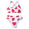 Huaai Baby Girls Two Pieces Swimsuit Bikini Sets Infant Summer Watermelon Printed Beach Clothes Newborn Bathing Suit view 1