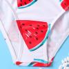 Huaai Baby Girls Two Pieces Swimsuit Bikini Sets Infant Summer Watermelon Printed Beach Clothes Newborn Bathing Suit view 4