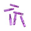 50 Pack Archery Arrow Nock ID 6.2mm/.244" Plastic Insert Arrow Nocks Tail for DIY Archery Hunting Shooting Arrows (Transparent Purple) view 4