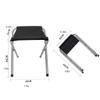 XXZY Portable Camping Chair Portable Camping Stool Compact Folding Stool, Suitable for Camping, Fishing, Gardening, Traveling and Beach Camping, Beach, Fishing (Color : A) view 3