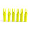 50 Pack Archery Arrow Nock ID 6.2mm/.244" Plastic Insert Arrow Nocks Tail for DIY Archery Hunting Shooting Arrows (Yellow) view 3