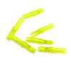 50 Pack Archery Arrow Nock ID 6.2mm/.244" Plastic Insert Arrow Nocks Tail for DIY Archery Hunting Shooting Arrows (Transparent Yellow) view 4