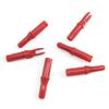 50 Pack Archery Arrow Nock ID 6.2mm/.244" Plastic Insert Arrow Nocks Tail for DIY Archery Hunting Shooting Arrows (red) view 4