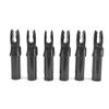 50 Pack Archery Arrow Nock ID 6.2mm/.244" Plastic Insert Arrow Nocks Tail for DIY Archery Hunting Shooting Arrows (Black) view 3