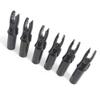 50 Pack Archery Arrow Nock ID 6.2mm/.244" Plastic Insert Arrow Nocks Tail for DIY Archery Hunting Shooting Arrows (Black) view 4