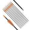Archery Practice Fiberglass Arrows 26 Inch Target Shooting Safetyglass Recurve Bows Suitable for Youth Children Woman Beginner 6PCS view 2