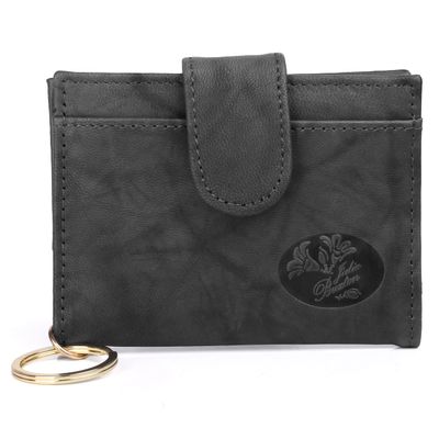 Julia Buxton Heiress Pik-Me-Up Tab Card Case Black