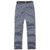 Anyanmoutn Boys Casual Quick Dry Outdoor Pants Hiking Climbing Convertible Trouser Kids' Cargo Pants Grey view 3