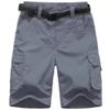 Anyanmoutn Boys Casual Quick Dry Outdoor Pants Hiking Climbing Convertible Trouser Kids' Cargo Pants Grey view 4