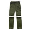 Anyanmoutn Boy's Hiking Cargo Pants Kids' Outdoor Quick Dry Pants Casual Youth Climbing Convertible Trouser Fishing Pants Green view 1
