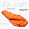 YANaafe Camping Sleeping Bag,Very Warm White Goose Down Filled Adult Mummy Style Sleeping Bag Fit for Winter Thermal 4 Kinds of Thickness Camping Travel (Color : Blue, Size : 850g) view 3