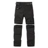 Boys Mens Scout Hiking Pants,Youth Casual Outdoor Quick Dry Waterproof Climbing Fishing Trousers Black view 1