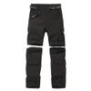 Anyanmoutn Boy's Outdoor Quick Dry Pants Kids' Cargo Pant Casual Hiking Climbing Convertible Trouser Fishing Pants Black view 1