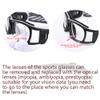 SooGree Racquetball Goggles for Men Women, Basketball Soccer Football Sports Goggles Glasses, Protective Eyewear Eye Safety Glasses Replaceable to Prescription Lenses view 3