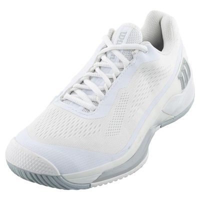 WILSON Unisex Adult Tennis Shoe, Wt/Wt/Pearl Blu, 10 US
