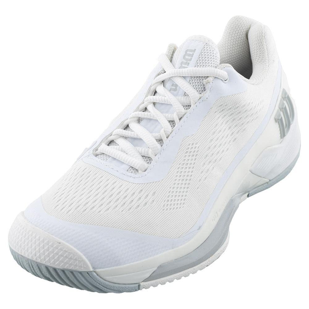 WILSON Unisex Adult Tennis Shoe, Wt/Wt/Pearl Blu, 10 US
