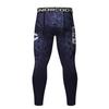 Red Plume Men's Sports Compression Pants Tights Baselayer Workout Cool Dry Long Running Leggings for Cycling Yoga Basketball (Style S, XL) view 2