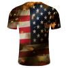 Mens Distressed Graphic T-Shirts Vintage Short Sleeve Muscle Sport Crewneck Sweatshirts Casual Slim Fit Fashionable Tees view 4