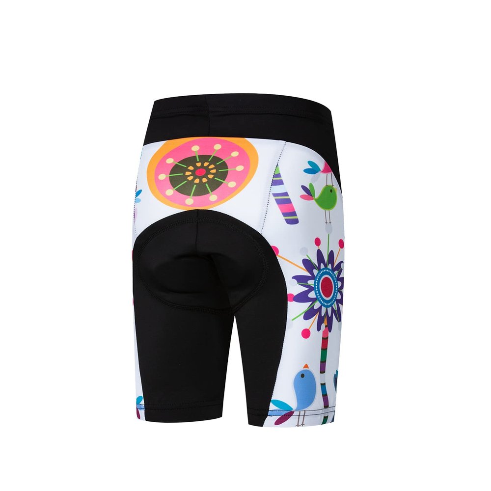 WeimoMonkey Cycling Shorts Padded Kids Bicycle Underwear Children Bike MTB Pants Boy Girl Racing Riding Clothing Outfits Red Purple XL