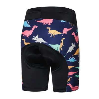 WeimoMonkey Cycling Shorts Padded Kids Bicycle Underwear Children Bike MTB Pants Boy Girl Racing Riding Clothing Outfits Purple L