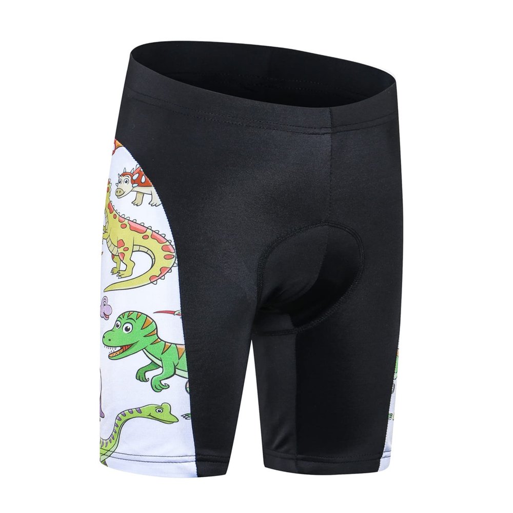 WeimoMonkey Cycling Shorts Padded Kids Bicycle Underwear Children Bike MTB Pants Boy Girl Racing Riding Clothing Outfits Green M