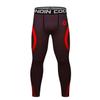 Red Plume Men's Sports Compression Pants Tights Baselayer Workout Cool Dry Long Running Leggings for Cycling Yoga Basketball (Style U, L) view 1