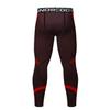 Red Plume Men's Sports Compression Pants Tights Baselayer Workout Cool Dry Long Running Leggings for Cycling Yoga Basketball (Style U, L) view 2