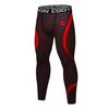 Red Plume Men's Sports Compression Pants Tights Baselayer Workout Cool Dry Long Running Leggings for Cycling Yoga Basketball (Style U, L) view 3