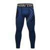 Red Plume Men's Sports Compression Pants Tights Baselayer Workout Cool Dry Long Running Leggings for Cycling Yoga Basketball (Style N, L) view 1