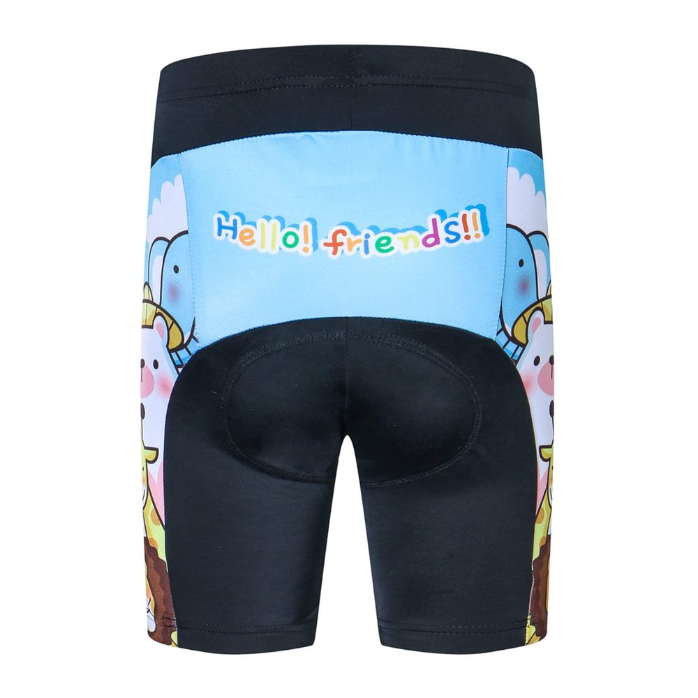 WeimoMonkey Cycling Shorts Padded Kids Bicycle Underwear Children Bike MTB Pants Boy Girl Racing Riding Clothing Outfits Cute Blue S