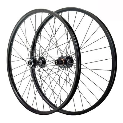 Mountain Bike Wheelset 27.5" 29" Bicycle Rim Disc Brake Wheelset Thru Axle Front Rear Wheels 32 Holes Hub for 7 8 9 10 11 12 Speed Cassette 1970g