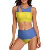 Bikini Ukraine Flag Women's Swimwear Two-Piece Swimsuit Tummy Control Swimsuits M view 2