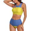 Bikini Ukraine Flag Women's Swimwear Two-Piece Swimsuit Tummy Control Swimsuits M view 3