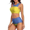 Bikini Ukraine Flag Women's Swimwear Two-Piece Swimsuit Tummy Control Swimsuits M view 4