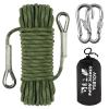 AOLEBA 10.5 mm Static Climbing Rope 10M(32ft) 20M(64ft) 30M(96ft) 50M(160ft) 70M(230ft) Outdoor Rock Climbing Ropes, Escape Rope Ice Climbing Equipment Fire Rescue Parachute Rope view 1