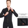 Wetsuit Top 3mm Neoprene Wetsuit Jacket Men Front Zip Long Sleeve Diving Suit for Swimming Surfing Snorkeling Kayaking Scuba Diving M Size view 4