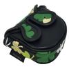 Shamrocks All-Over Embroidered Putter Cover by ReadyGOLF - Mallet view 4
