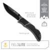 Outdoor Edge OEFLK33C: Field Lite Lockback Black view 2