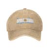 AHMOVOMAH Argentina Flag Denim Hats for Mens Womens Baseball Caps Casquette Natural view 4