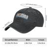 AHMOVOMAH Argentina Flag Denim Hats for Mens Womens Baseball Caps Casquette Black One Size view 2