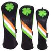 Irish Shamrock Embroidered Headcover Set by ReadyGOLF - Driver, Fairway, Hybrid view 1