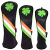 Irish Shamrock Embroidered Headcover Set by ReadyGOLF - Driver, Fairway, Hybrid view 2