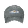 AHMOVOMAH Argentina Flag Denim Hats for Mens Womens Baseball Caps Casquette Gray view 4